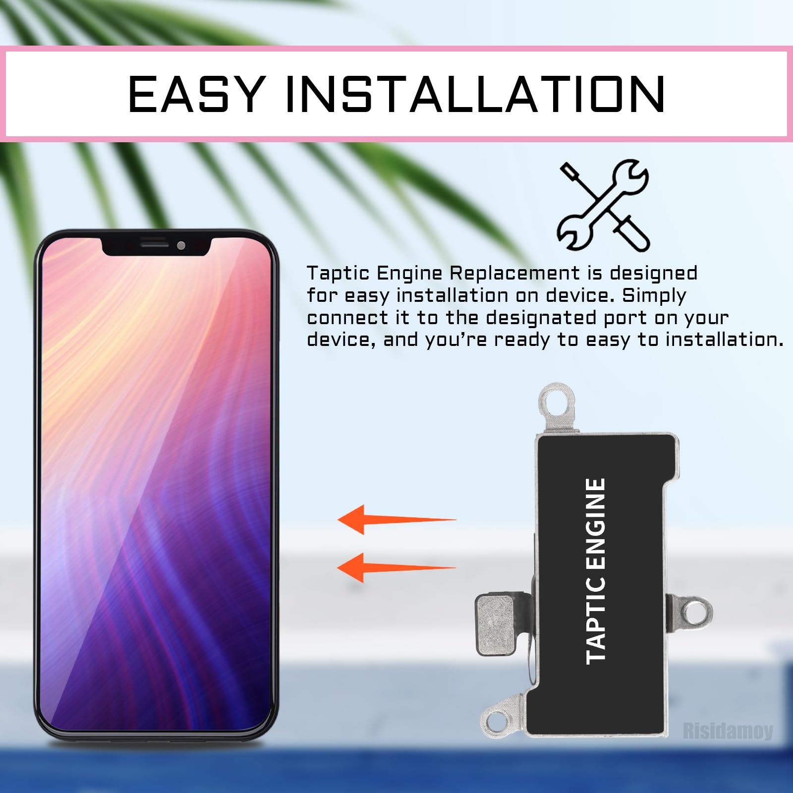 Amazon.co.jp: Risidamoy iPhone 12用垂直タプティックエンジン交換用